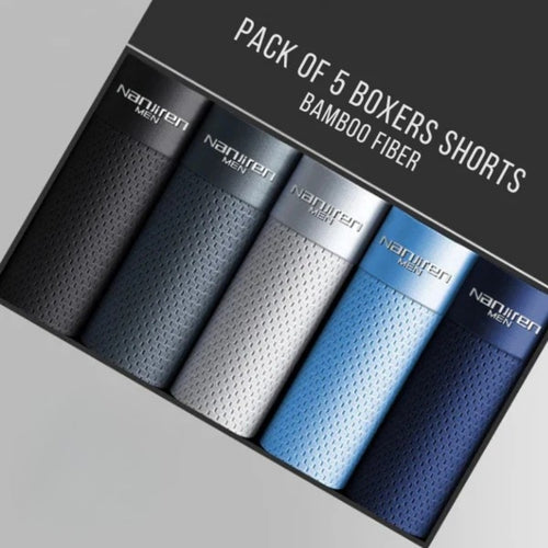 (5-Pack) Bɑmboo Fiber Boxer Briefs